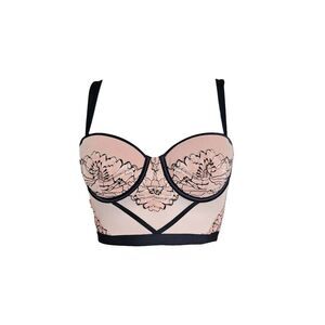 coquette lace bustier top
